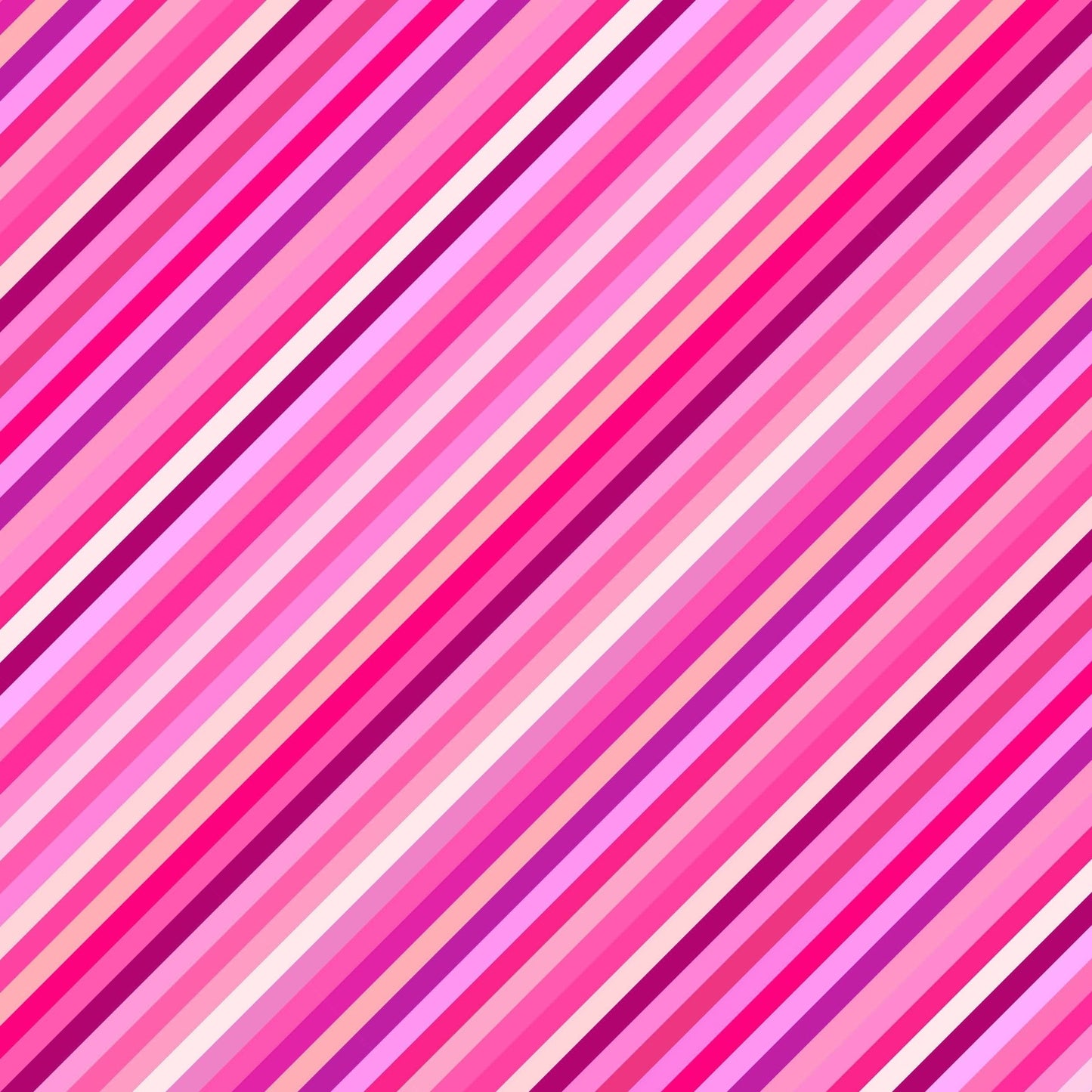 Lewis & Irene Fabric - Animal Alphabet - Pink Stripes - FQ