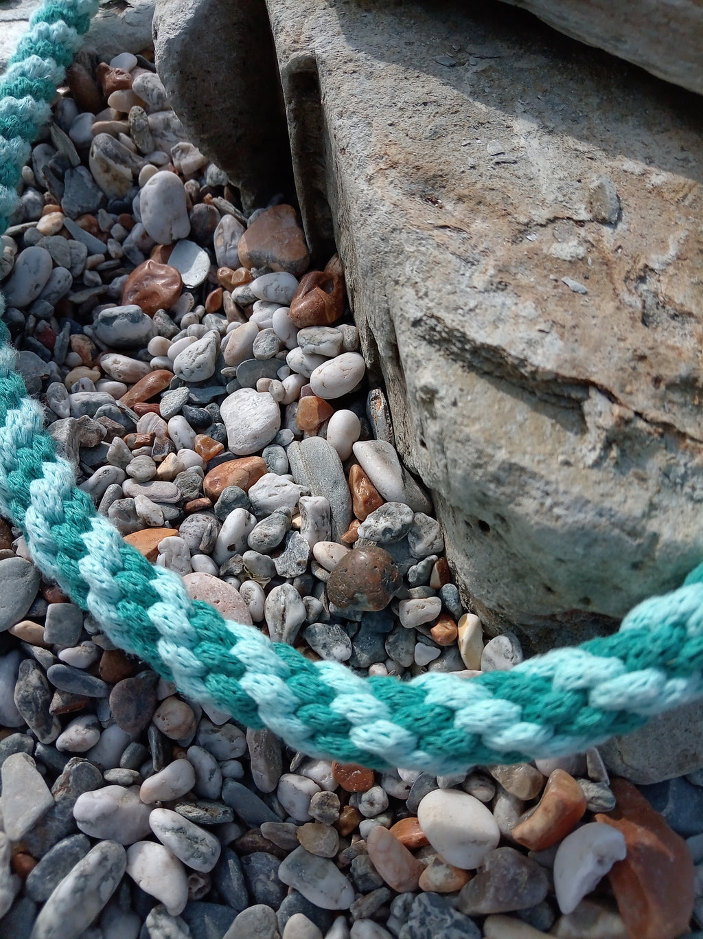 Cord Dog Lead - Sea Foam