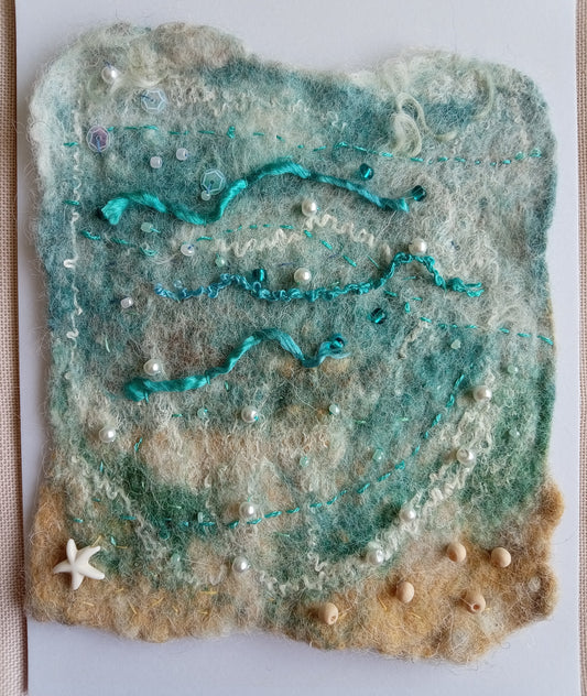 Felted Seascape - Along The Shore