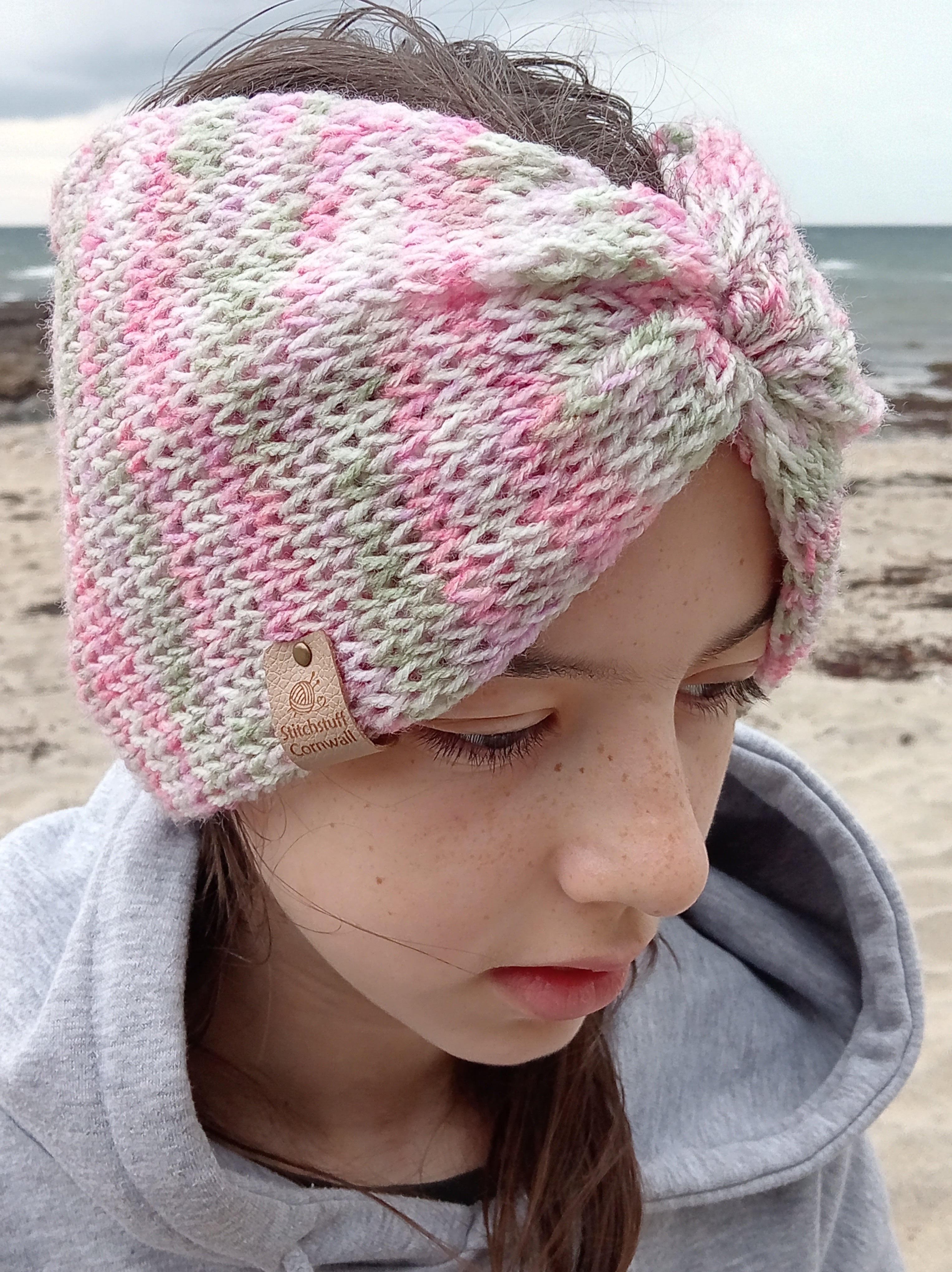 Knitted EarWarmers - Coast Path
