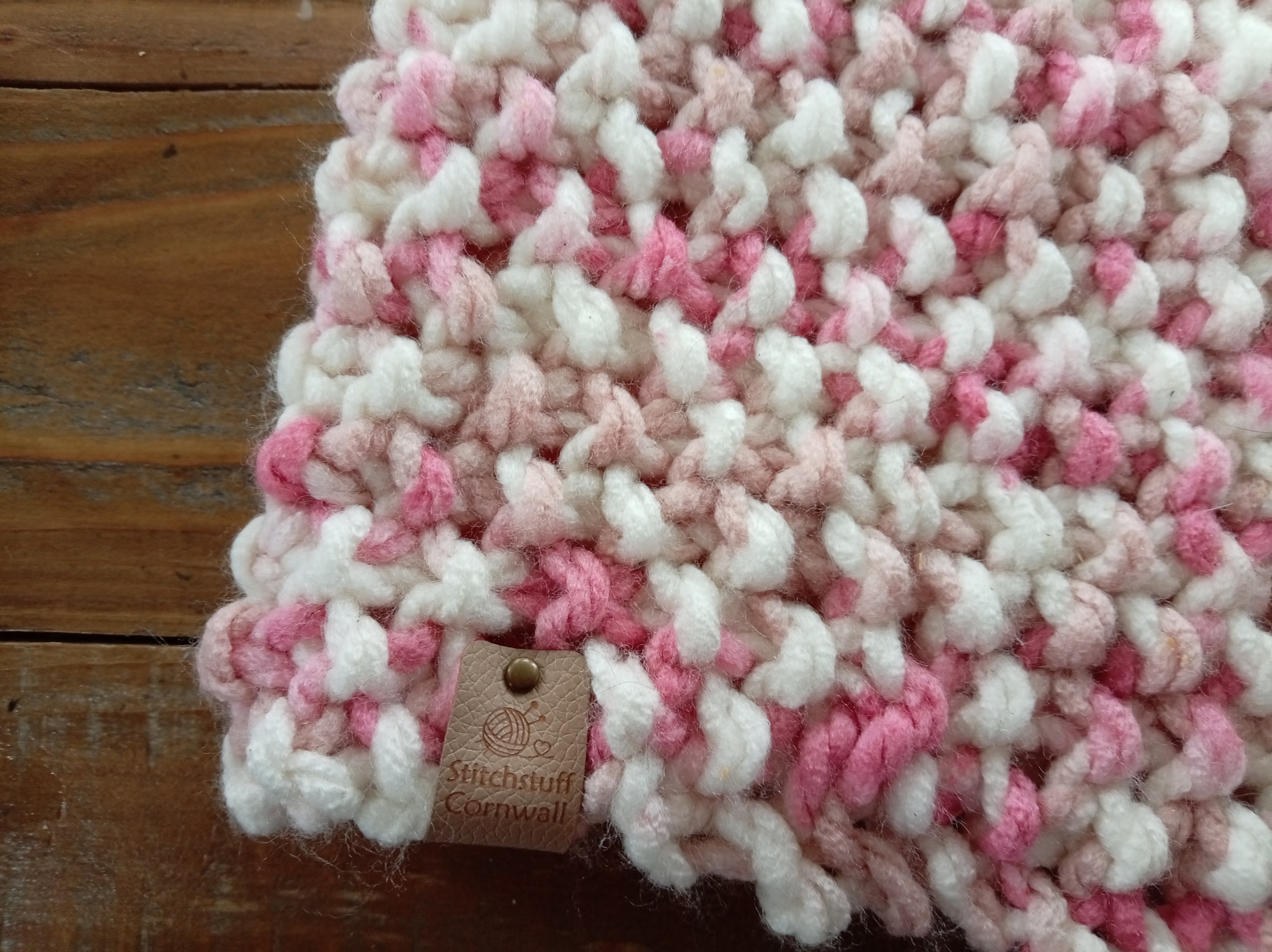 Chunky Knit Neck Warmer - Coast Path