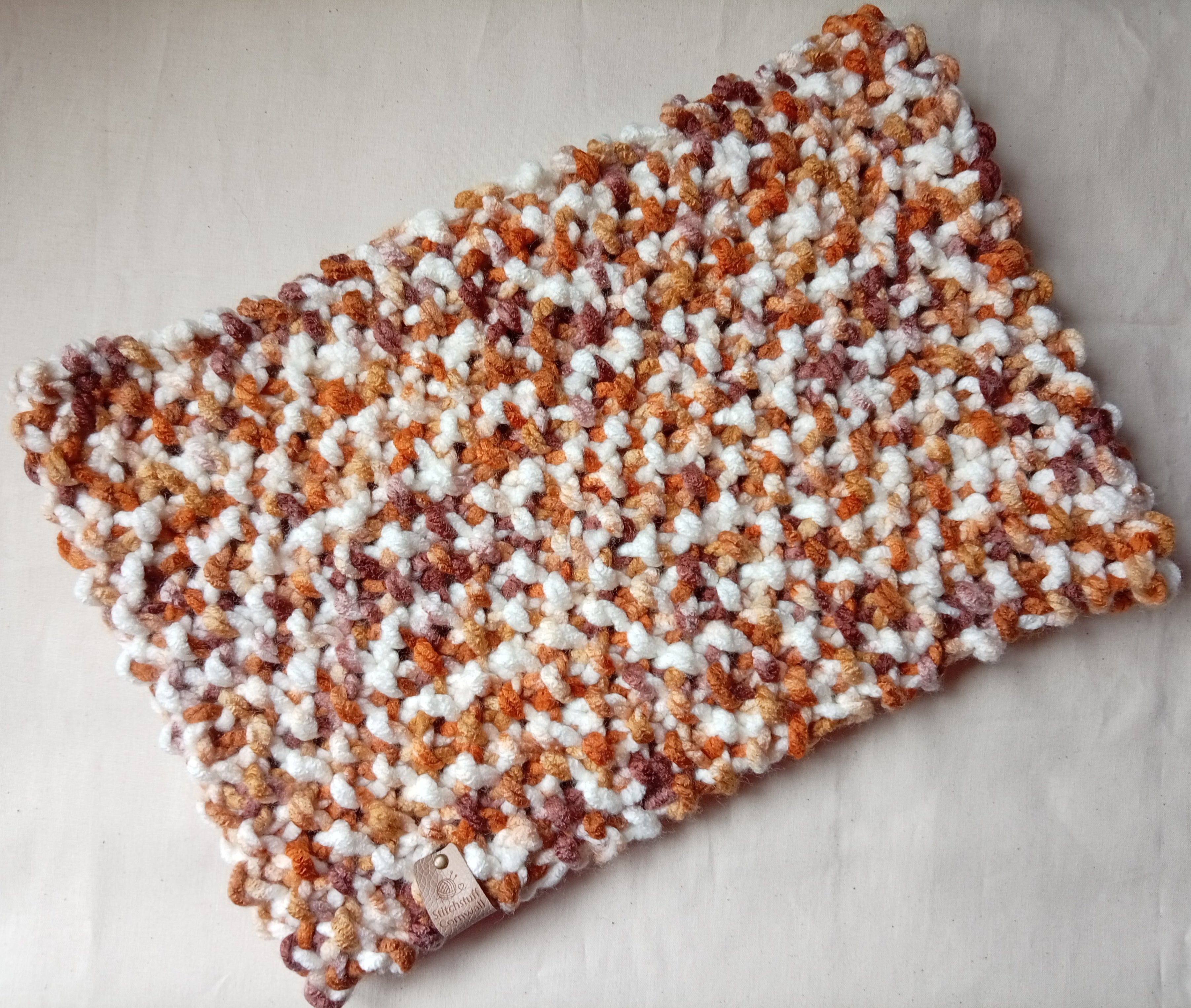 Chunky Knit Snood - Autumn Leaves