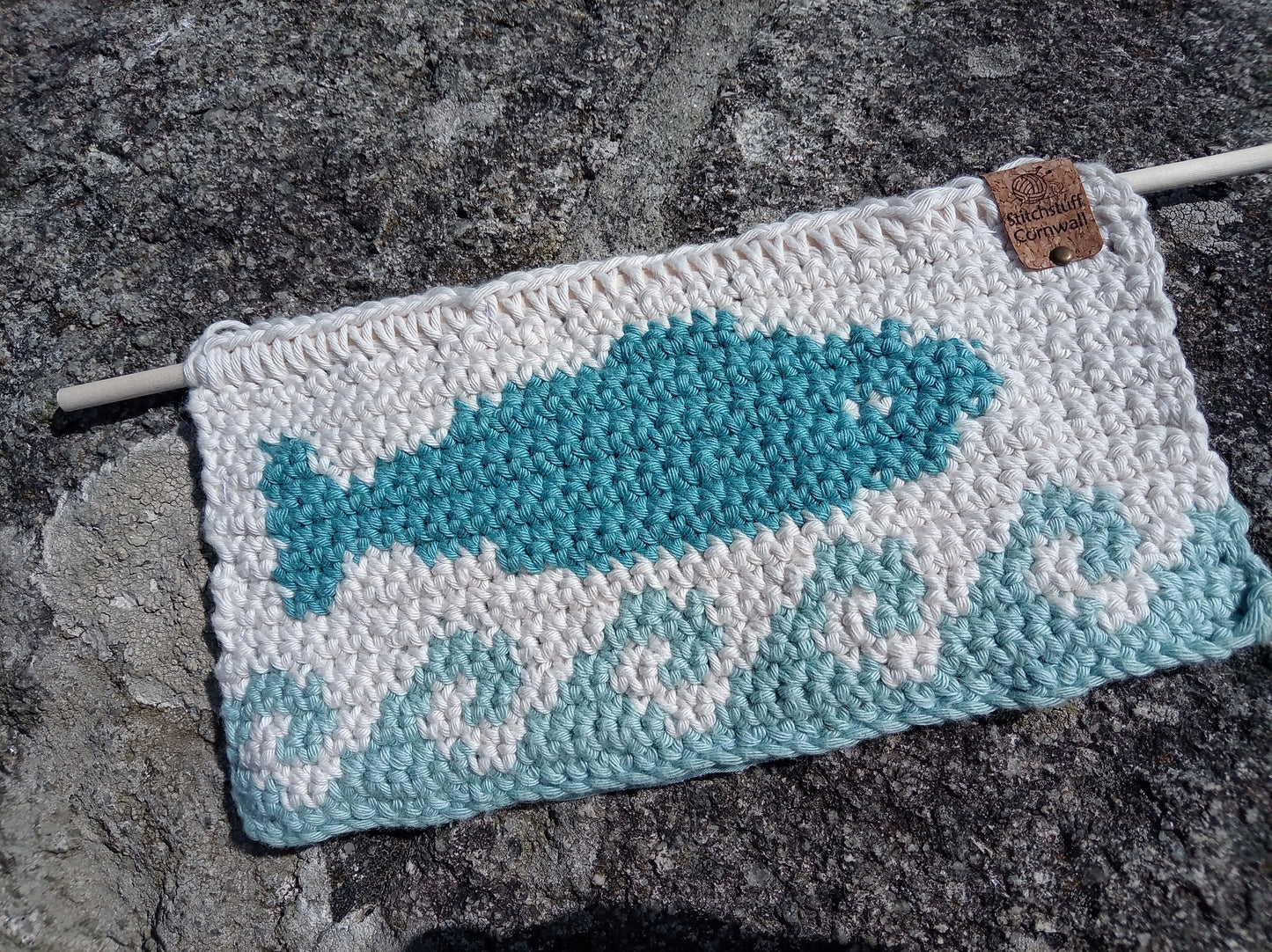 Crochet Tapestry Wall Hanging - Ocean