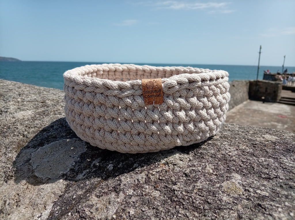 Chunky Crochet Basket - Harbour Wall