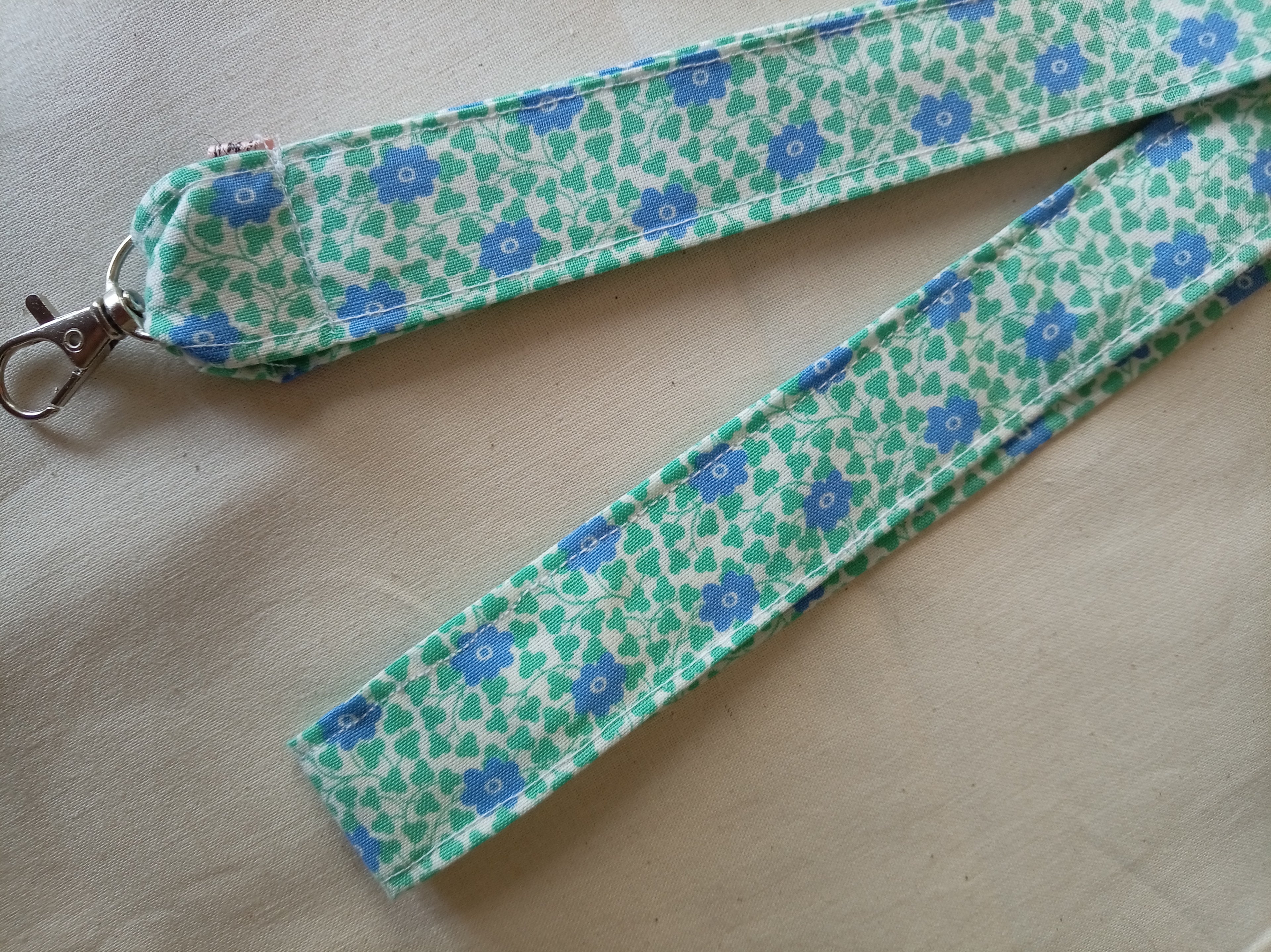 Fabric Lanyard - Flower Show Sunrise
