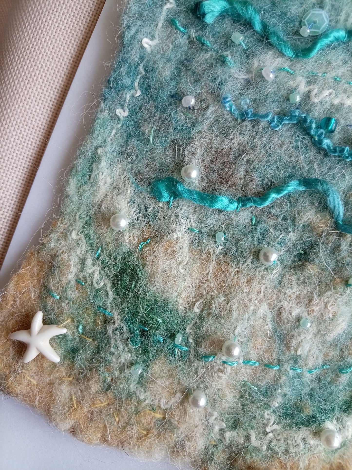 Felted Seascape - Along The Shore