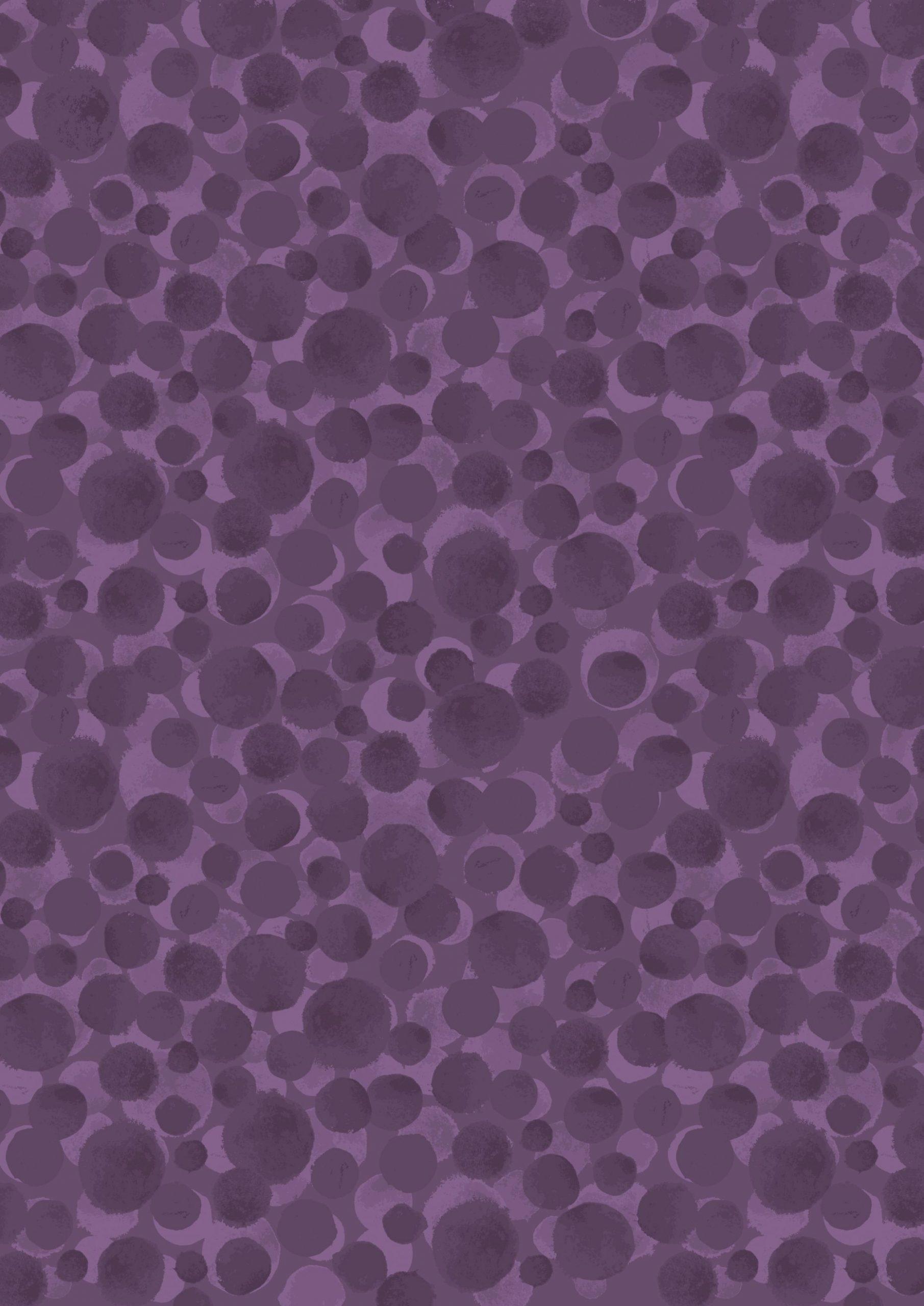 Lewis & Irene Fabric - Bumbleberries - Dark Plum - FQ
