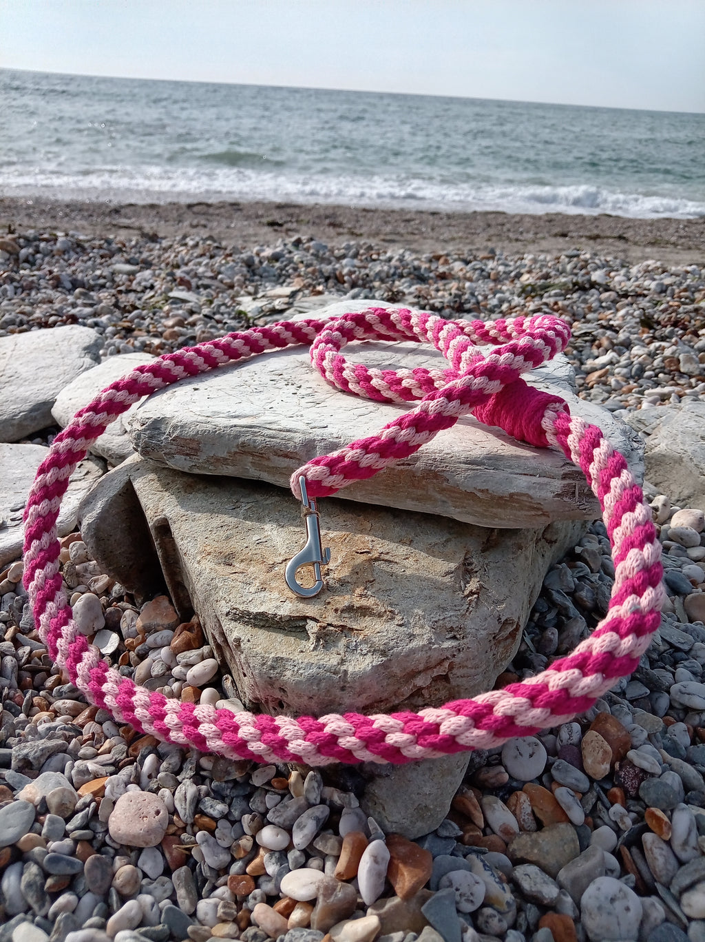 Cord Dog Lead - Sea Thrift