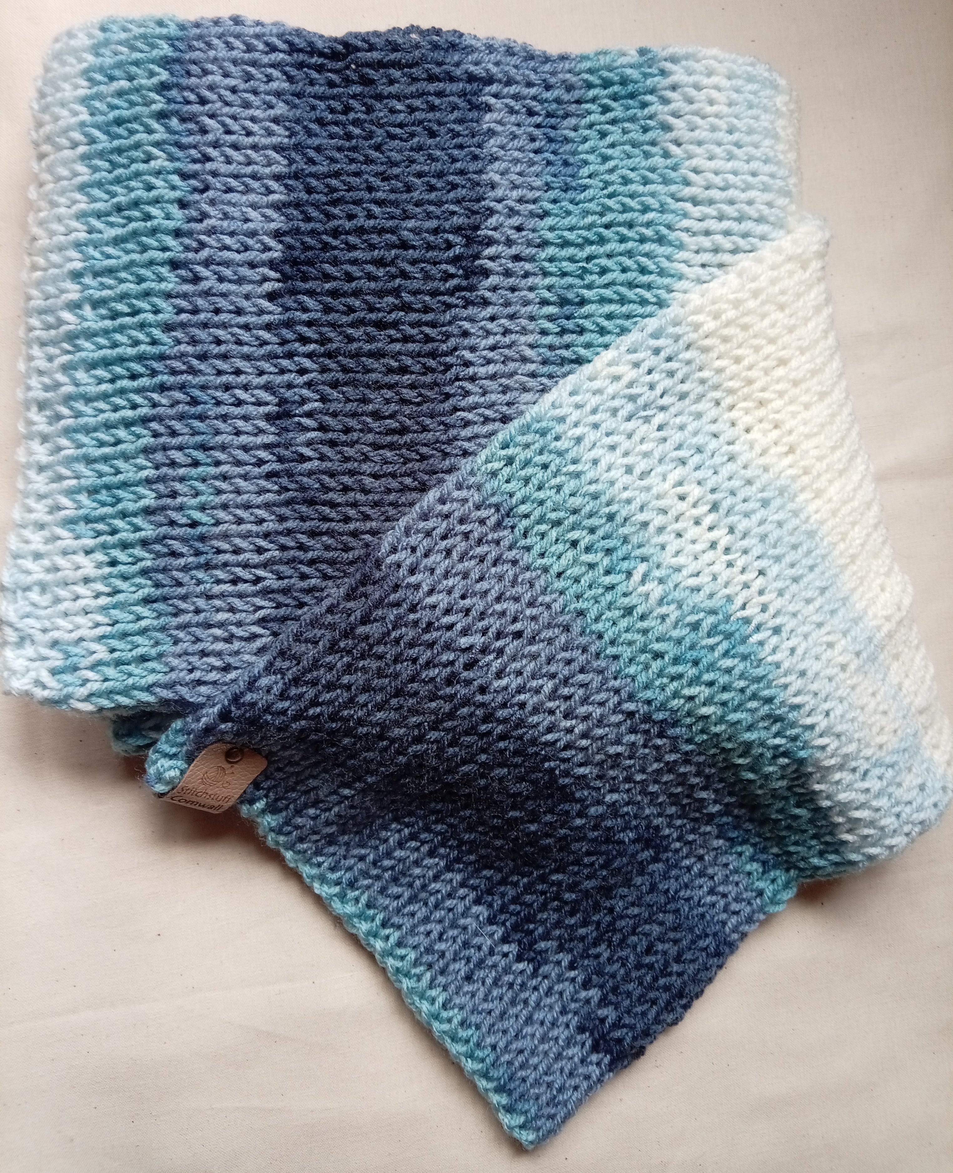 Knitted Scarf - Seascape