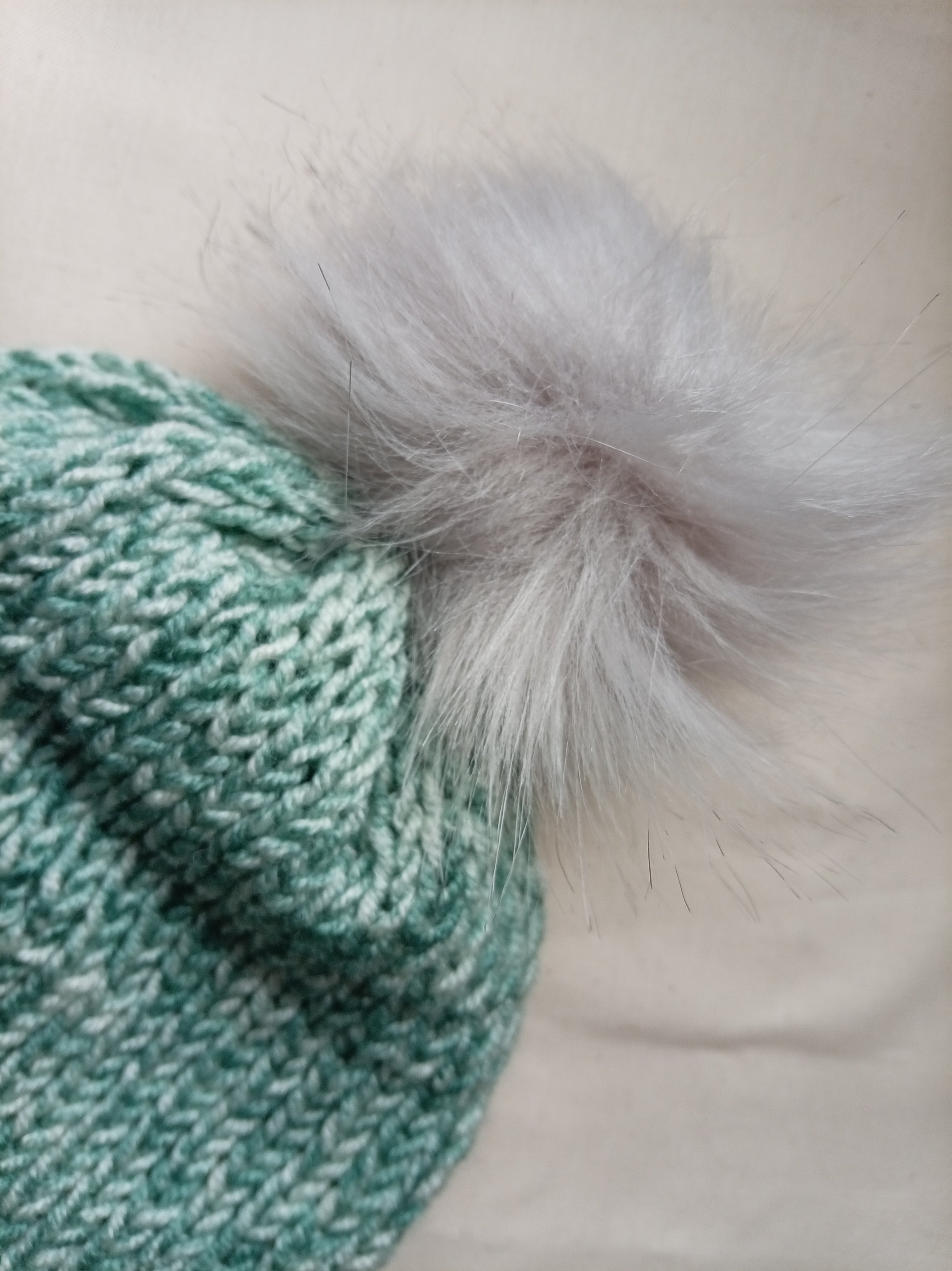 Knitted Hat - Sea Glass