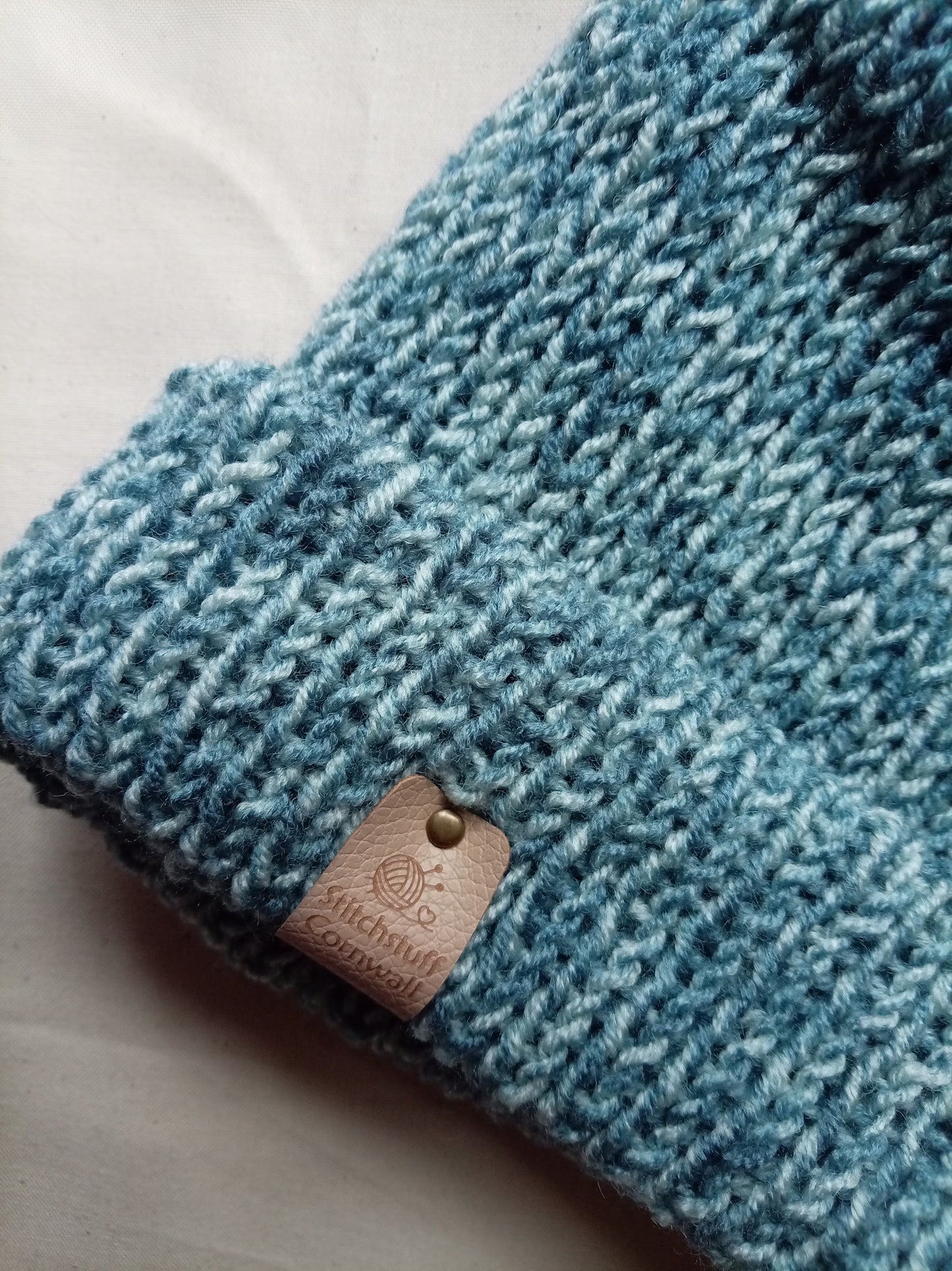 Knitted Hat - Stormy Sea