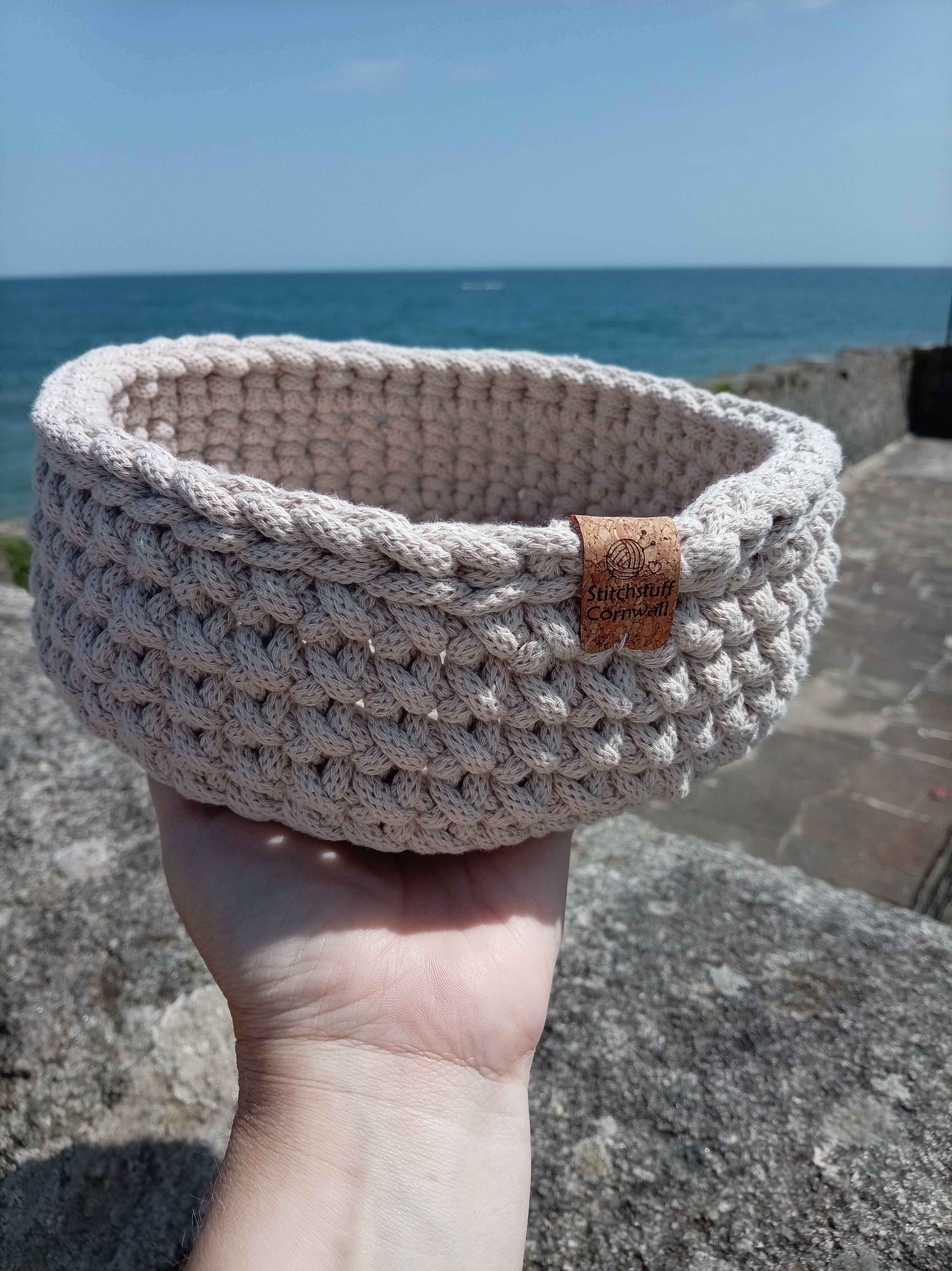 Chunky Crochet Basket - Harbour Wall