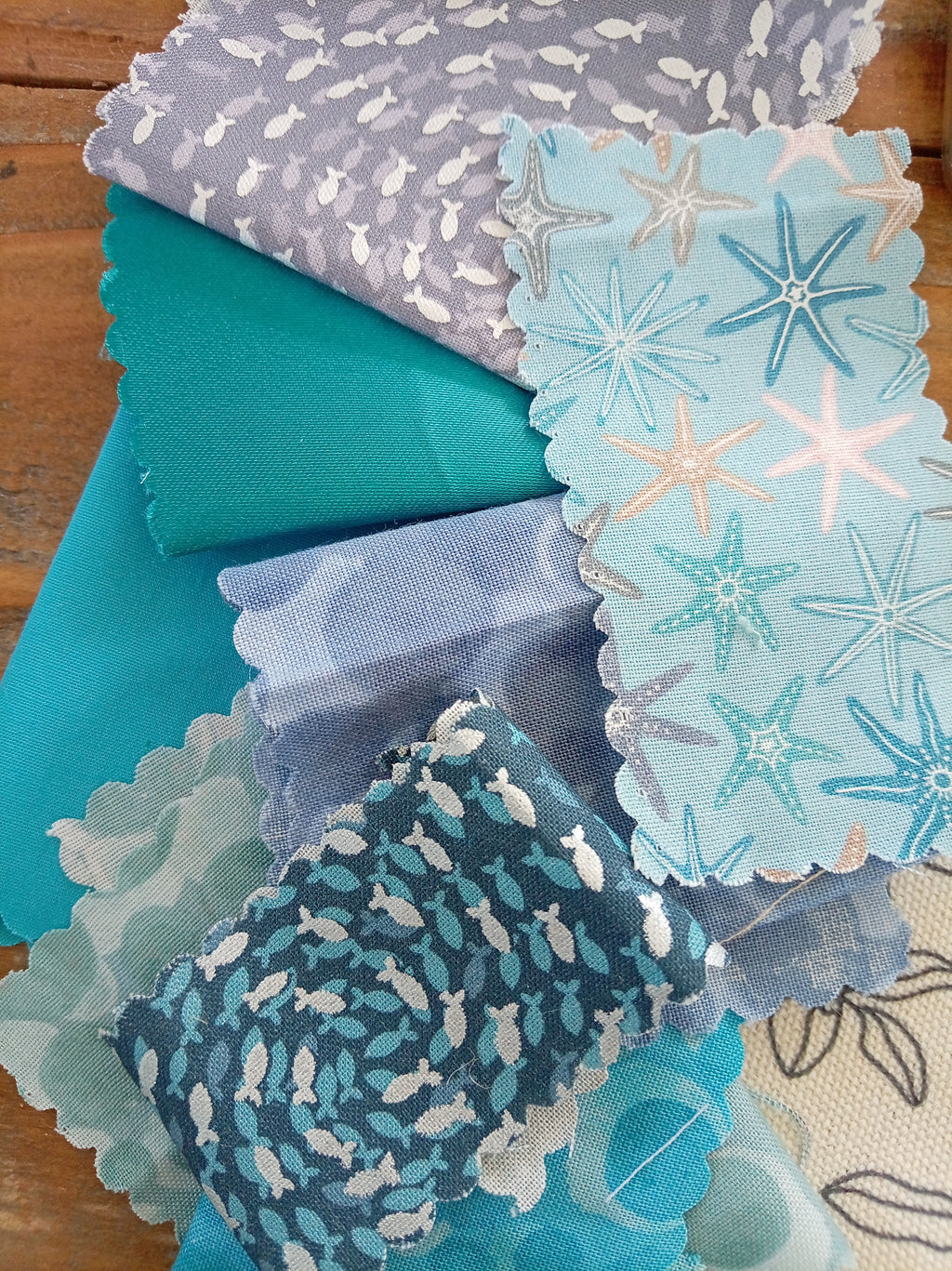 Slow Stitch Mini Pack - Ocean Blue