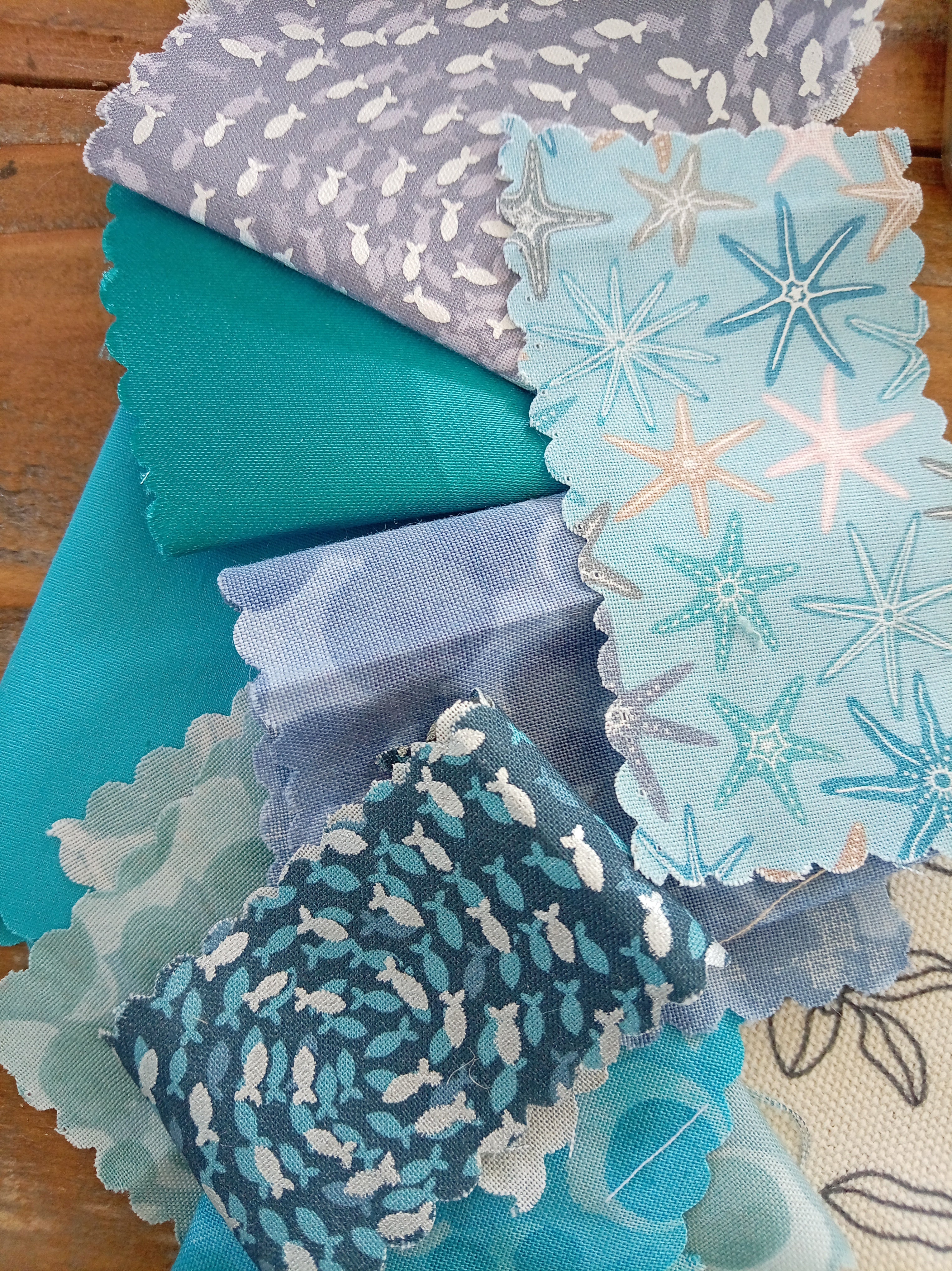 Slow Stitch Mini Pack - Ocean Blue