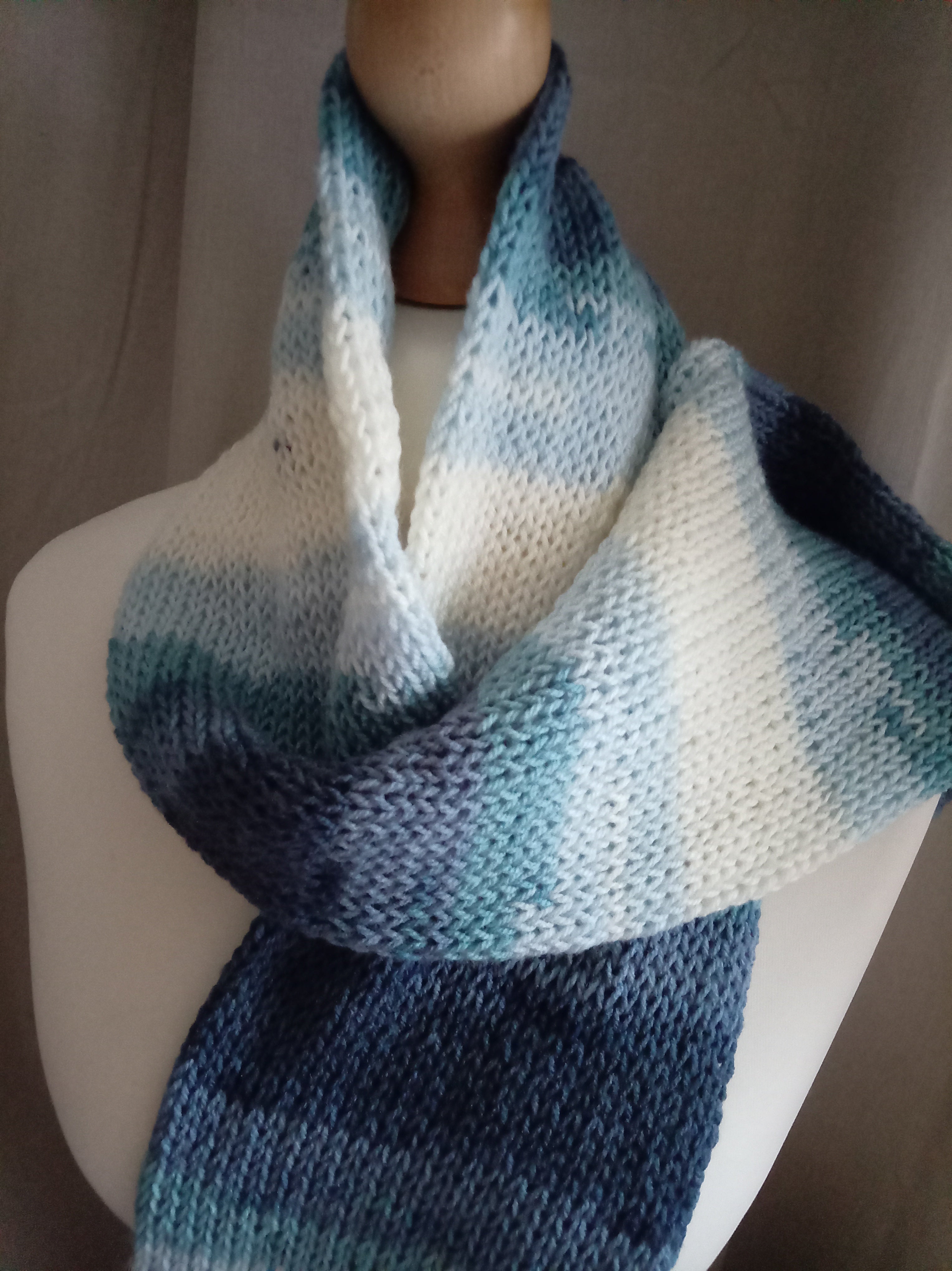 Knitted Scarf - Seascape
