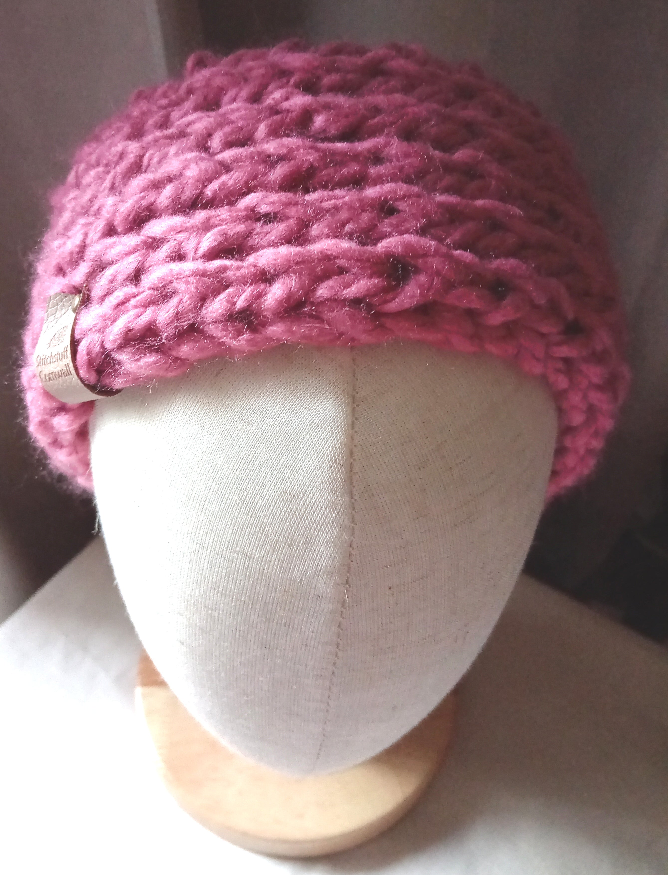 Chunky Knit Ear Warmers - Hedgerow Berries