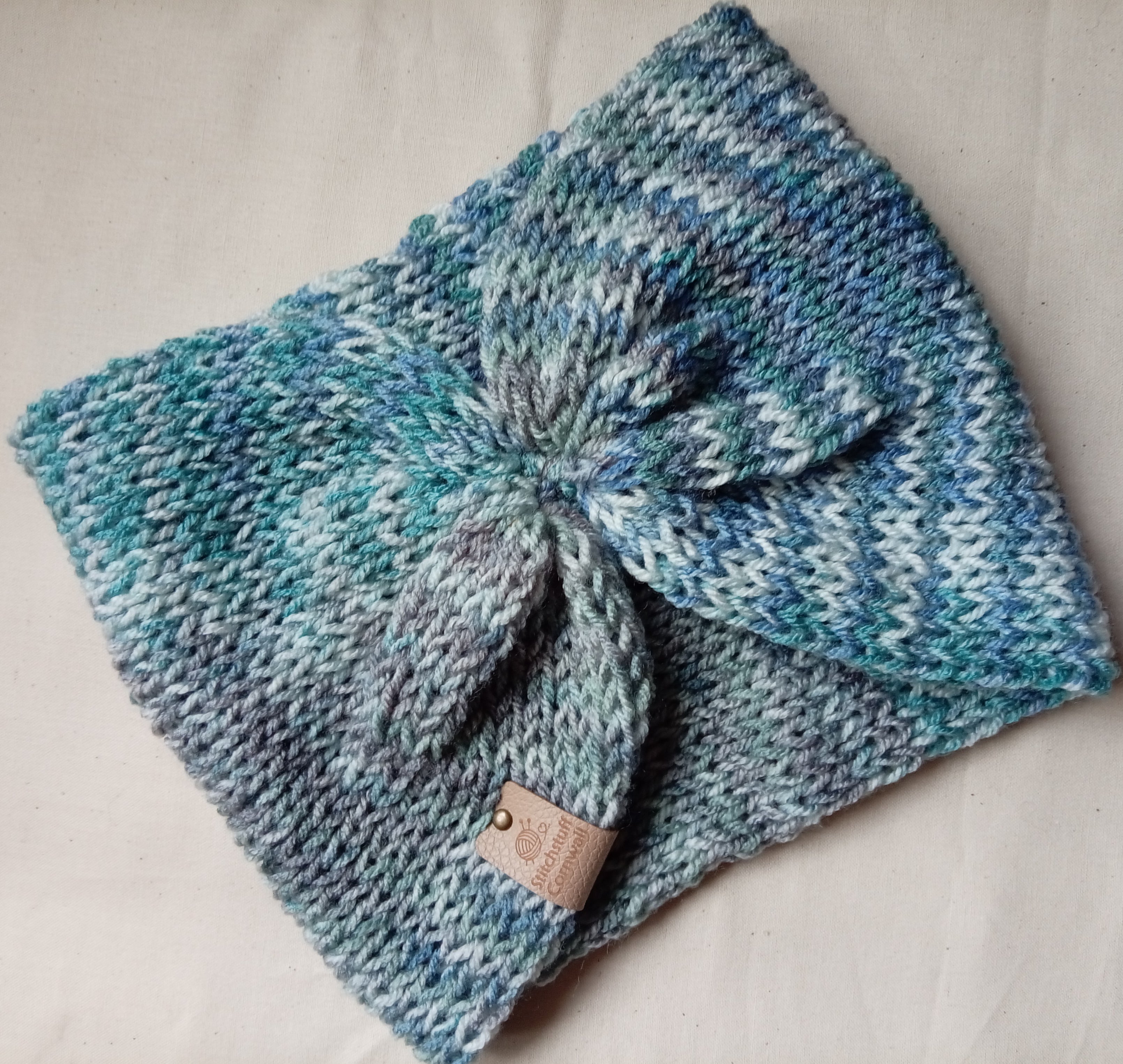 Knitted EarWarmers - Coastal