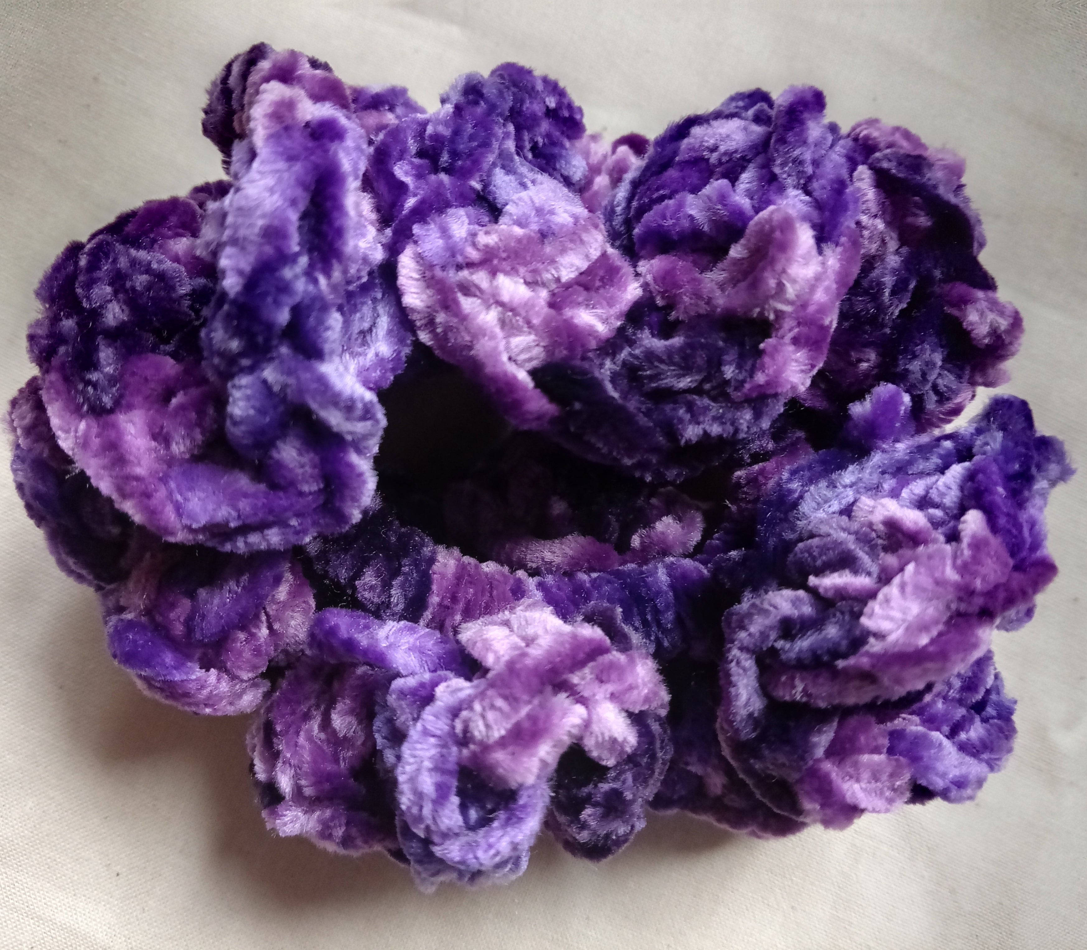 Hair Scrunchie - Moorland Heather