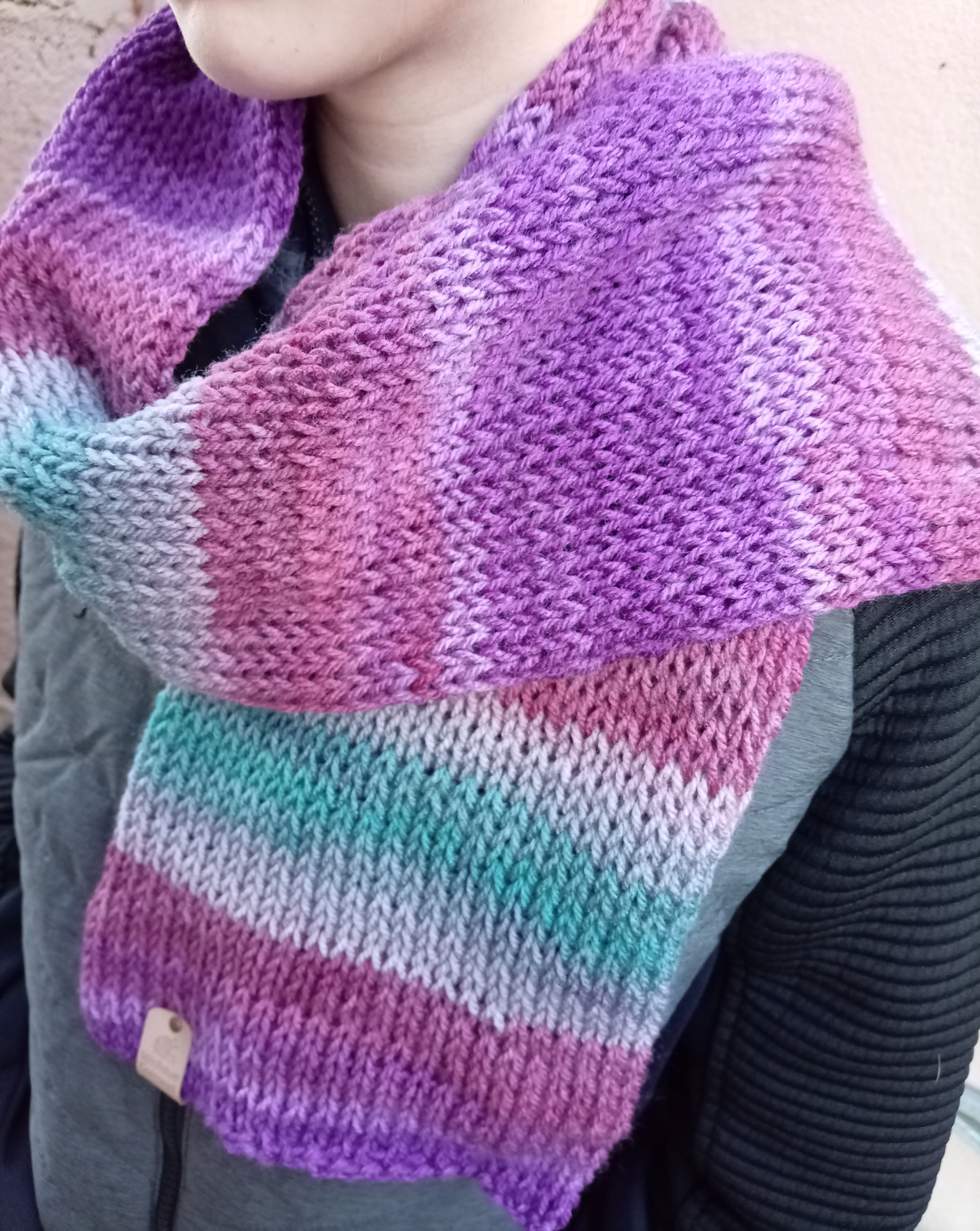 Knitted Scarf - Moorland