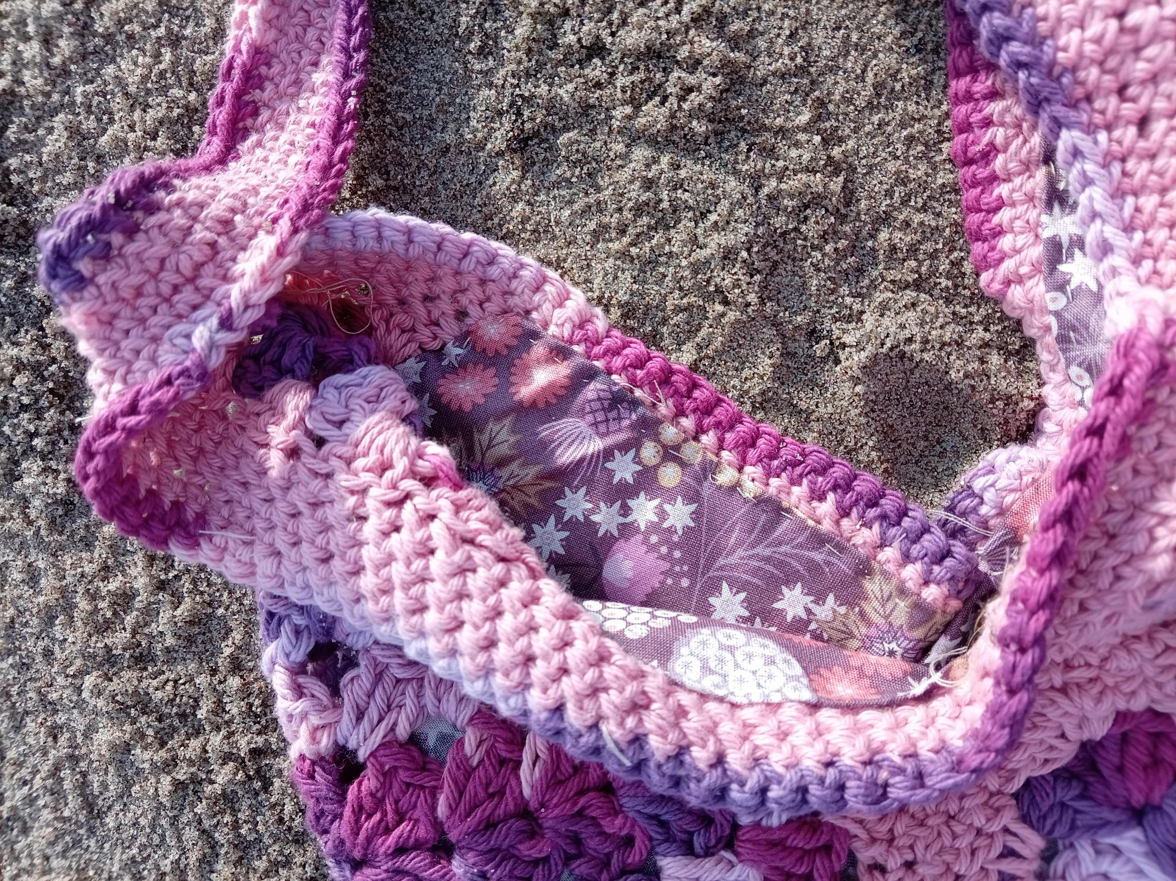 Crochet Bag - Moorland Heather