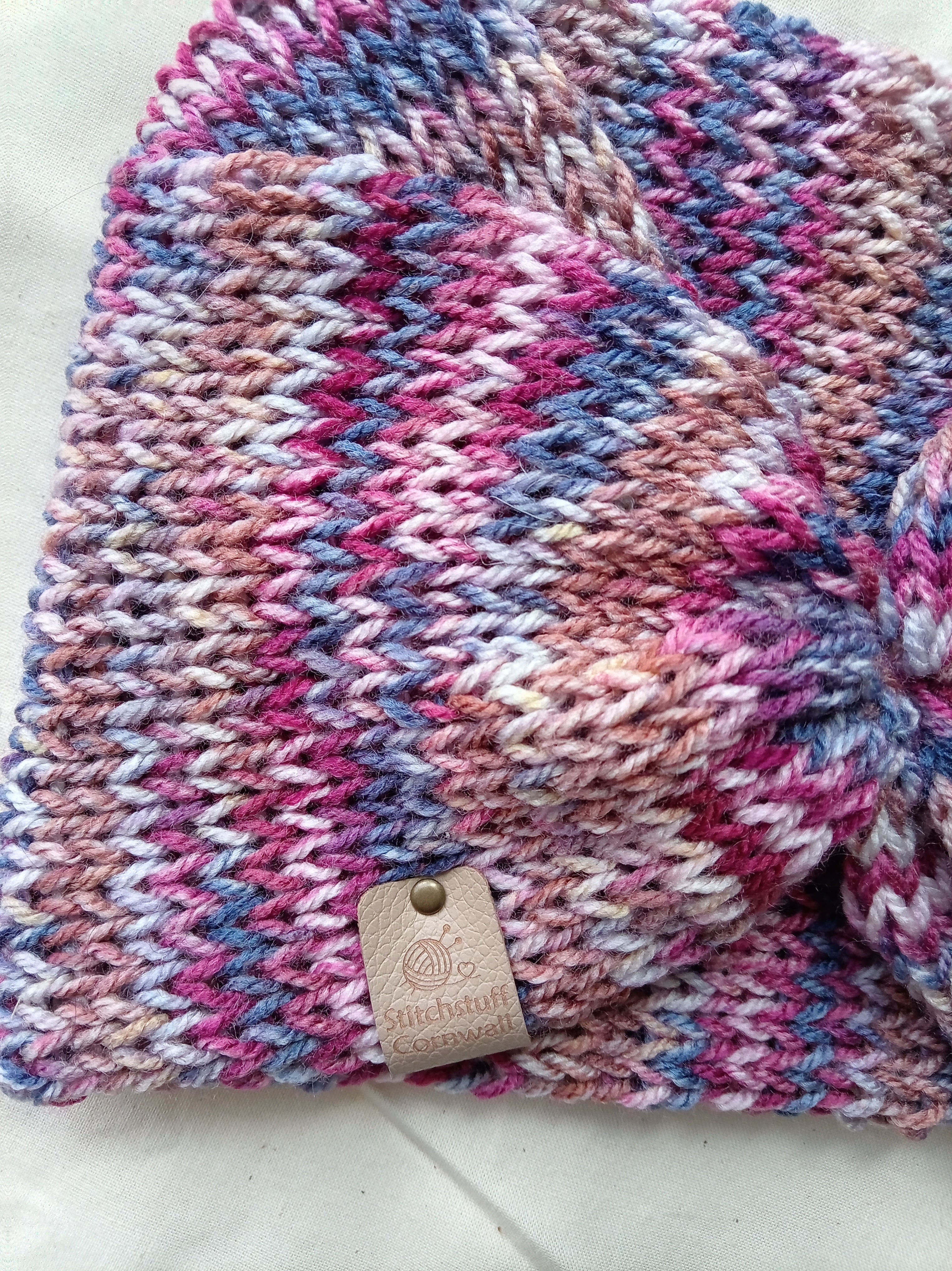 Knitted Ear Warmers - Sunset Beach